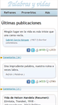 Mobile Screenshot of palabrasyvidas.com